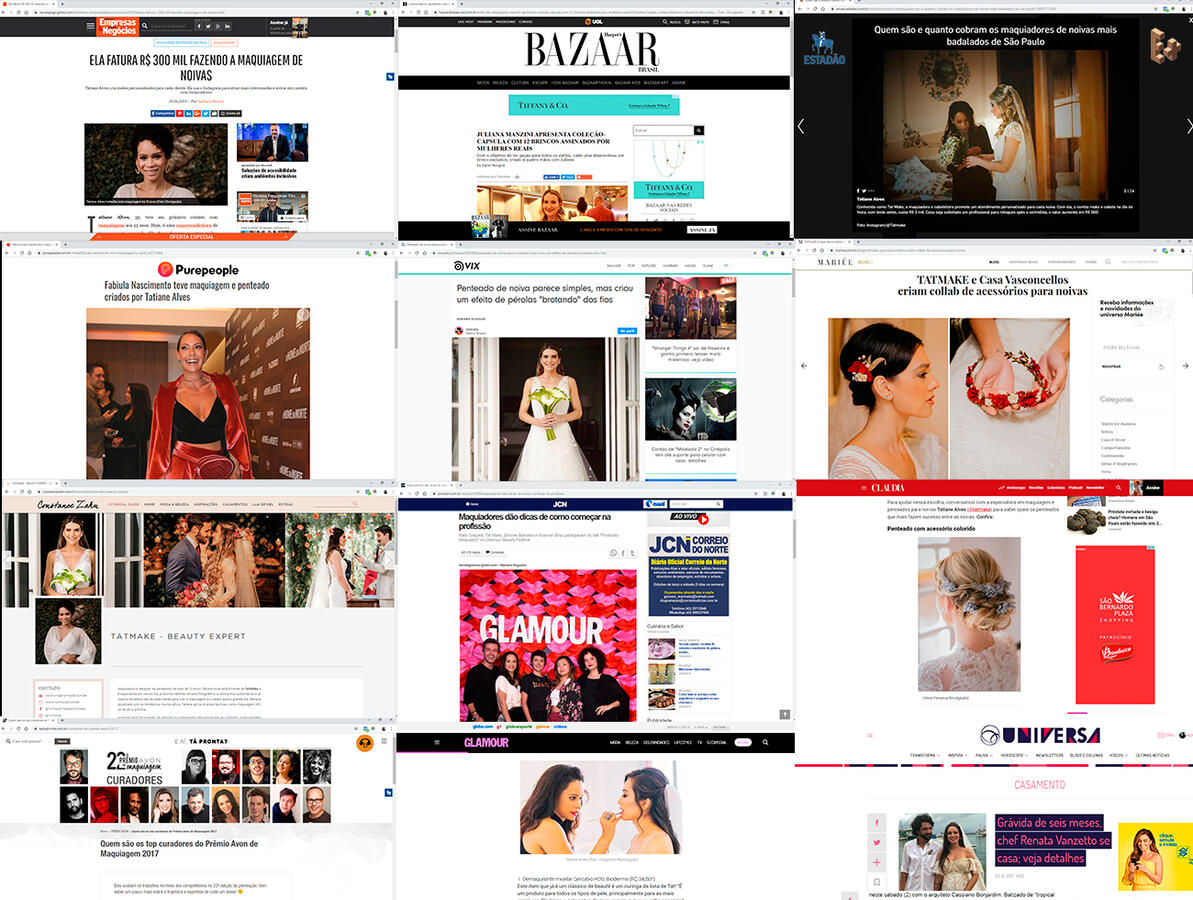 Tatmake noivas na mídia Tatmake noivas na mídia