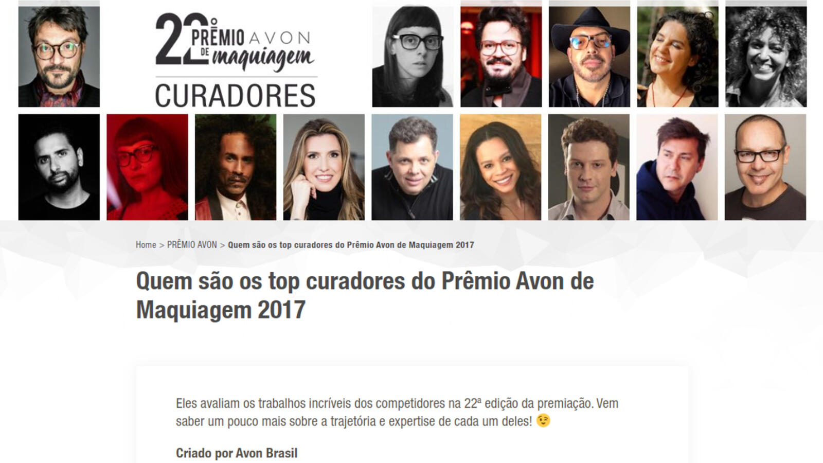 Tatmake Noivas Jurada Prêmio Avon